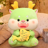 Maxbell 2024 New Year Stuffed Animal Doll Lovely Dragon Plush Toy for Holiday Office