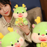 Maxbell 2024 New Year Stuffed Animal Doll Lovely Dragon Plush Toy for Holiday Office