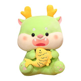 Maxbell 2024 New Year Stuffed Animal Doll Lovely Dragon Plush Toy for Holiday Office
