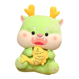 Maxbell 2024 New Year Stuffed Animal Doll Lovely Dragon Plush Toy for Holiday Office