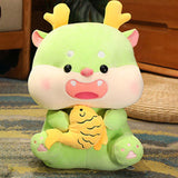 Maxbell 2024 New Year Stuffed Animal Doll Lovely Dragon Plush Toy for Holiday Office