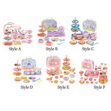 Maxbell Princess Tea Time Toys Dessert Play Foods Accessories for Birthday Gift Girls Style A