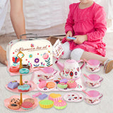 Maxbell Princess Tea Time Toys Dessert Play Foods Accessories for Birthday Gift Girls Style A