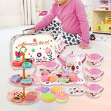 Maxbell Princess Tea Time Toys Dessert Play Foods Accessories for Birthday Gift Girls Style A