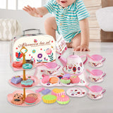 Maxbell Princess Tea Time Toys Dessert Play Foods Accessories for Birthday Gift Girls Style A