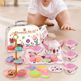 Maxbell Princess Tea Time Toys Dessert Play Foods Accessories for Birthday Gift Girls Style A