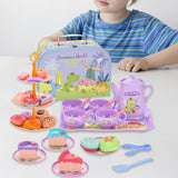 Maxbell Princess Tea Time Toys Dessert Play Foods Accessories for Birthday Gift Girls Style B