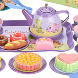 Maxbell Princess Tea Time Toys Dessert Play Foods Accessories for Birthday Gift Girls Style C