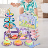 Maxbell Princess Tea Time Toys Dessert Play Foods Accessories for Birthday Gift Girls Style C