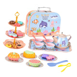 Maxbell Princess Tea Time Toys Dessert Play Foods Accessories for Birthday Gift Girls Style D