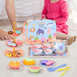 Maxbell Princess Tea Time Toys Dessert Play Foods Accessories for Birthday Gift Girls Style D