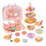 Maxbell Princess Tea Time Toys Dessert Play Foods Accessories for Birthday Gift Girls Style E