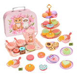 Maxbell Princess Tea Time Toys Dessert Play Foods Accessories for Birthday Gift Girls Style E