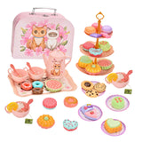 Maxbell Princess Tea Time Toys Dessert Play Foods Accessories for Birthday Gift Girls Style E