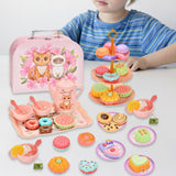 Maxbell Princess Tea Time Toys Dessert Play Foods Accessories for Birthday Gift Girls Style E