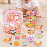 Maxbell Princess Tea Time Toys Dessert Play Foods Accessories for Birthday Gift Girls Style E