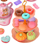 Maxbell Princess Tea Time Toys Dessert Play Foods Accessories for Birthday Gift Girls Style F