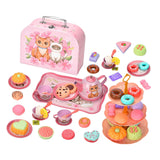 Maxbell Princess Tea Time Toys Dessert Play Foods Accessories for Birthday Gift Girls Style F