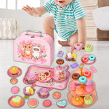 Maxbell Princess Tea Time Toys Dessert Play Foods Accessories for Birthday Gift Girls Style F