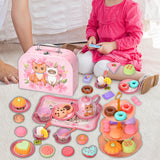 Maxbell Princess Tea Time Toys Dessert Play Foods Accessories for Birthday Gift Girls Style F