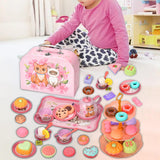 Maxbell Princess Tea Time Toys Dessert Play Foods Accessories for Birthday Gift Girls Style F