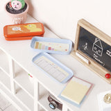 Maxbell 1/12 Dollhouse Pencil Box Craft Collections Dioramas Model Train Accessories orange