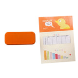 Maxbell 1/12 Dollhouse Pencil Box Craft Collections Dioramas Model Train Accessories orange