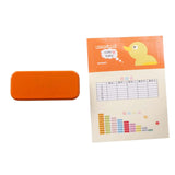 Maxbell 1/12 Dollhouse Pencil Box Craft Collections Dioramas Model Train Accessories orange