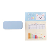 Maxbell 1/12 Dollhouse Pencil Box Craft Collections Dioramas Model Train Accessories blue A