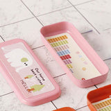 Maxbell 1/12 Dollhouse Pencil Box Craft Collections Dioramas Model Train Accessories Pink