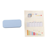 Maxbell 1/12 Dollhouse Pencil Box Craft Collections Dioramas Model Train Accessories blue B