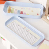 Maxbell 1/12 Dollhouse Pencil Box Craft Collections Dioramas Model Train Accessories blue B