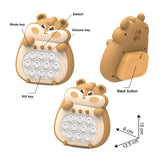 Maxbell Fast Push Bubble Game Press Game for Boys and Girl Kids Party Favor blue mouse