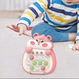 Maxbell Fast Push Bubble Game Press Game for Boys and Girl Kids Party Favor pink mouse