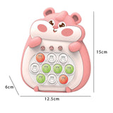 Maxbell Fast Push Bubble Game Press Game for Boys and Girl Kids Party Favor pink mouse