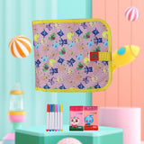 Maxbell Kids Erasable Book Doodle Set for Toddlers Painting Toys for Game Travel Car style A