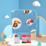 Maxbell Kids Erasable Book Doodle Set for Toddlers Painting Toys for Game Travel Car style C