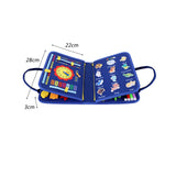 Maxbell Montessori Busy Board Travel Toys Educational for Kids Birthday Gift Toddlers