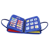 Maxbell Montessori Busy Board Travel Toys Educational for Kids Birthday Gift Blue