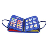 Maxbell Montessori Busy Board Travel Toys Educational for Kids Birthday Gift Blue