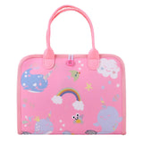 Maxbell Montessori Busy Board Travel Toys Educational for Kids Birthday Gift Pink