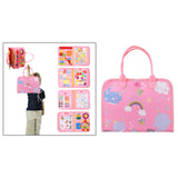 Maxbell Montessori Busy Board Travel Toys Educational for Kids Birthday Gift Pink
