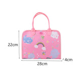 Maxbell Montessori Busy Board Travel Toys Educational for Kids Birthday Gift Pink