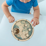 Maxbell Montessori Busy Board DIY Material Basic Skill for Boys Children Age 2 3 4 5