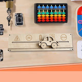 Maxbell Activity Board Montessori Sensory Activity Board for Party Teaching Birthday