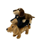Maxbell Dachshund Doll Creative Plush Animal Figures for New Year Girlfriend Holiday Dark Brown