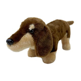 Maxbell Dachshund Doll Creative Plush Animal Figures for New Year Girlfriend Holiday Dark Brown