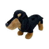 Maxbell Dachshund Doll Creative Plush Animal Figures for New Year Girlfriend Holiday Black