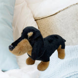 Maxbell Dachshund Doll Creative Plush Animal Figures for New Year Girlfriend Holiday Black