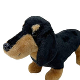 Maxbell Dachshund Doll Creative Plush Animal Figures for New Year Girlfriend Holiday Black